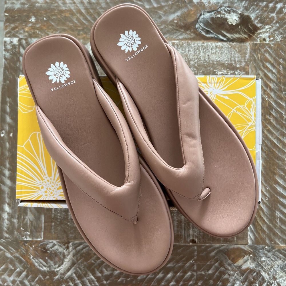 Yellow Box Asbury Almond‎ Women's Sandal size 9.5